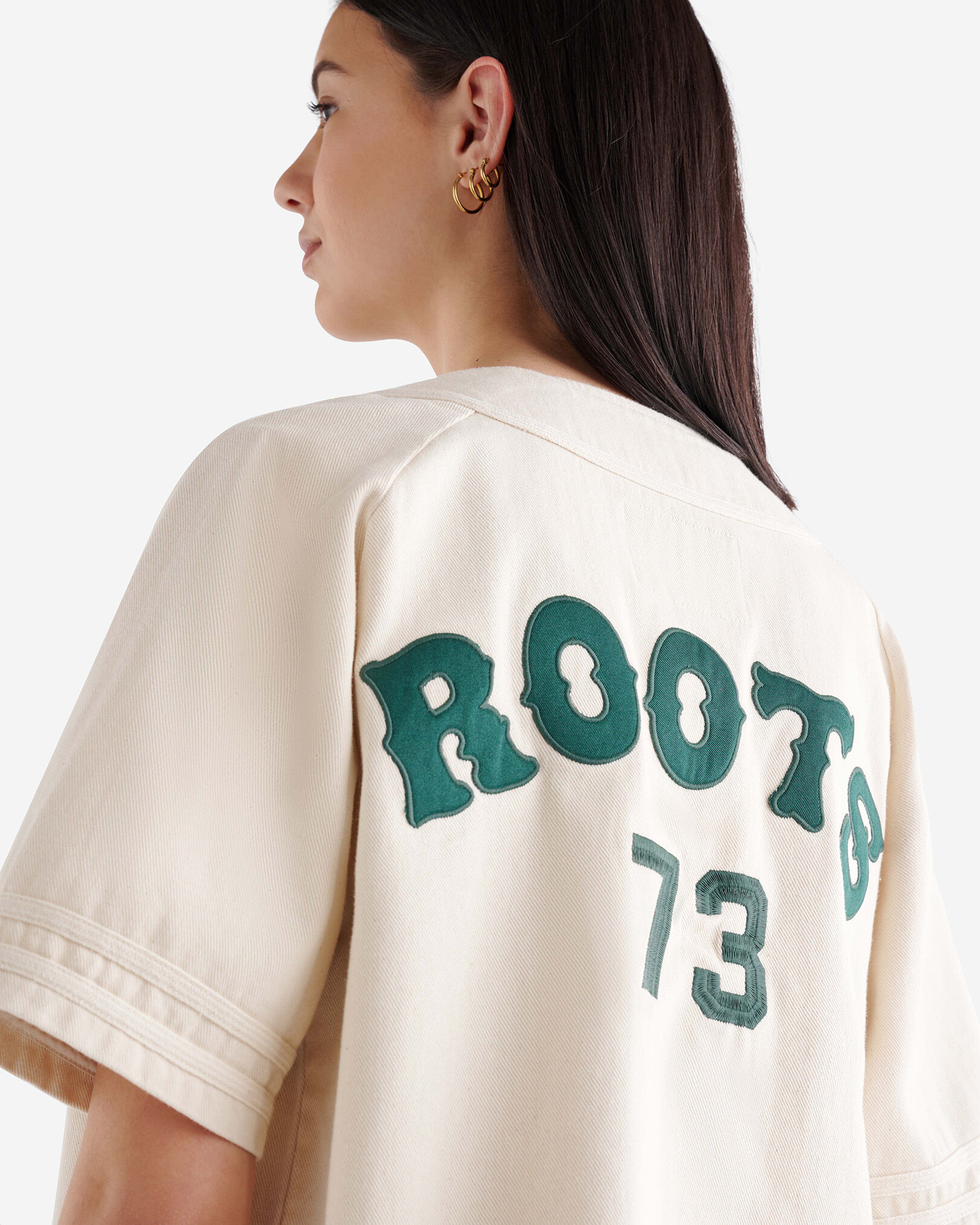 Chandail style baseball en flanelle Athletics