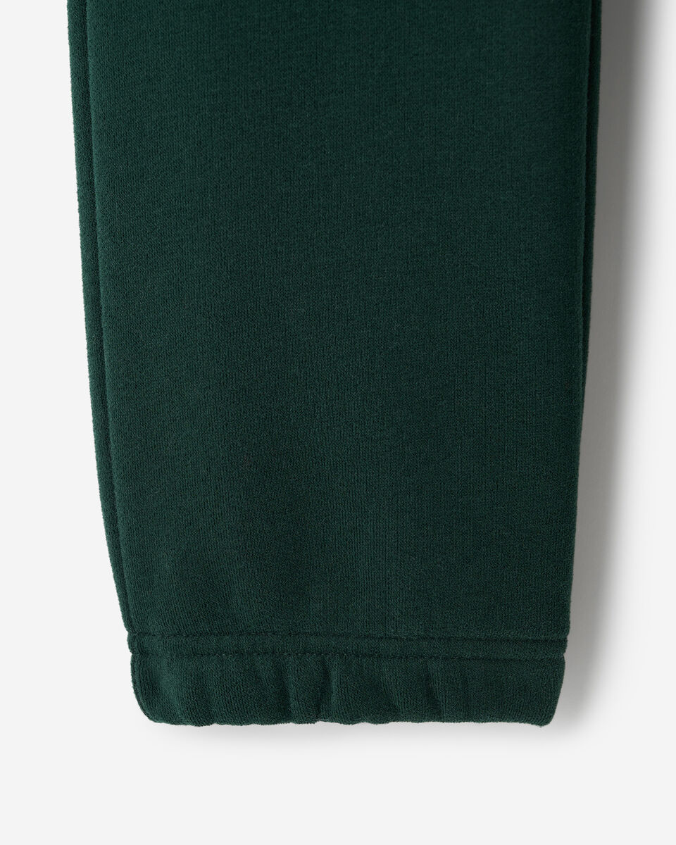 Pantalon en molleton avec appliqué à carreaux pour enfants