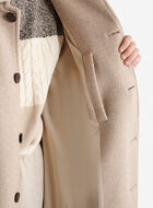 Manteau long en mélange de laine
