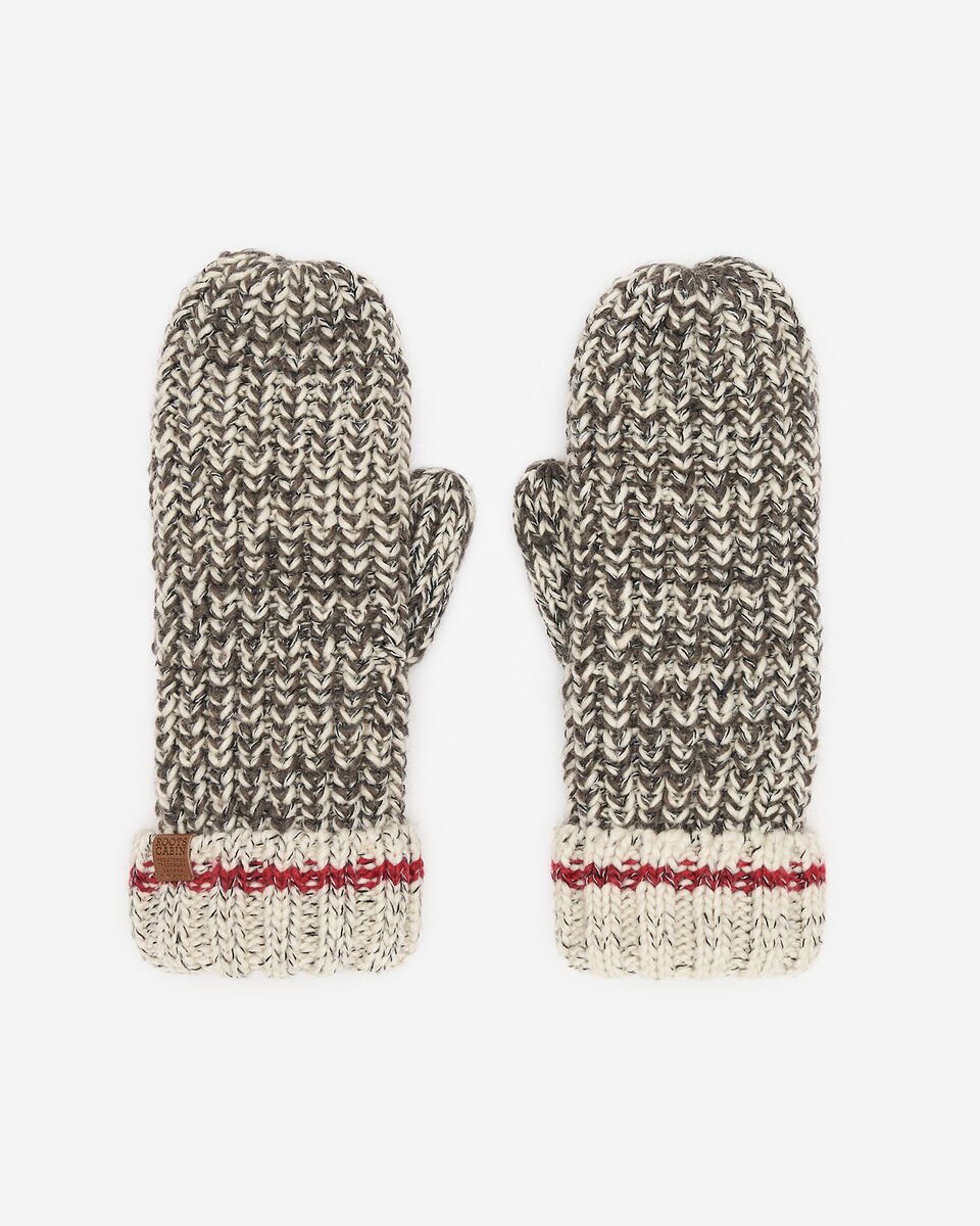 Mitaines &agrave; grosse maille Cabane pour adulte