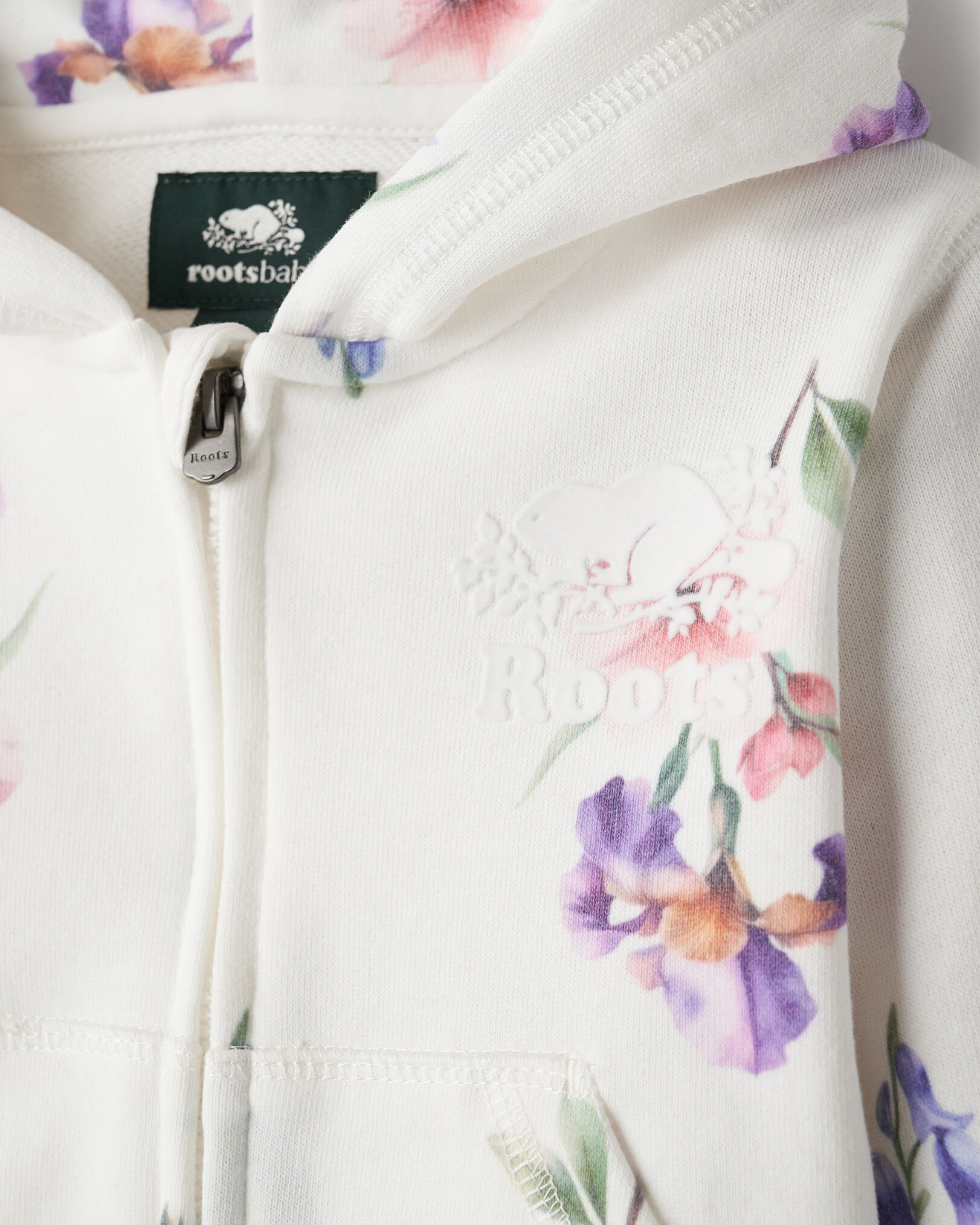 Baby Cooper Floral Full Zip Hoodie
