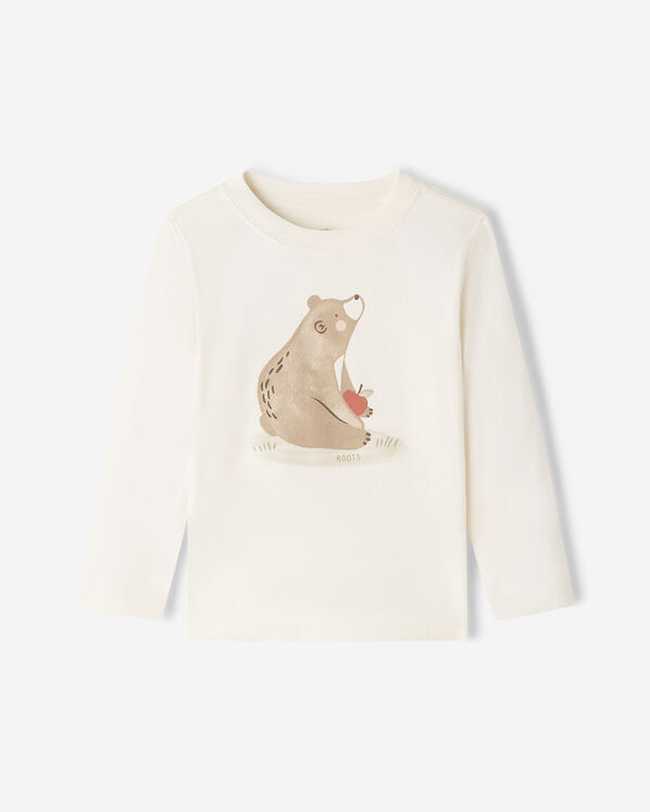 T-shirt &agrave; manches longues Ours douillet pour tout-petits