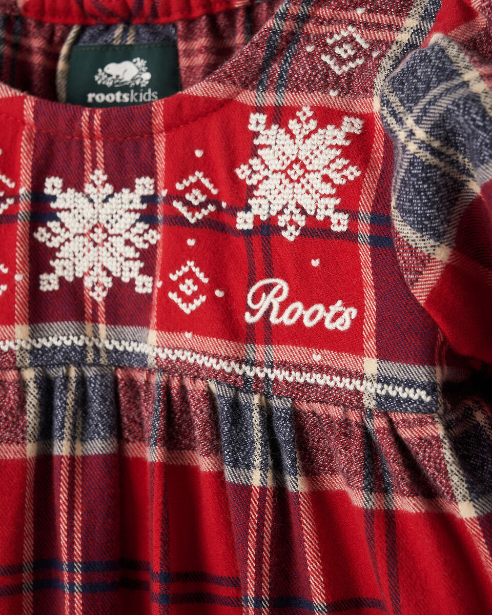 Toddler Girls Plaid Tidings Dress