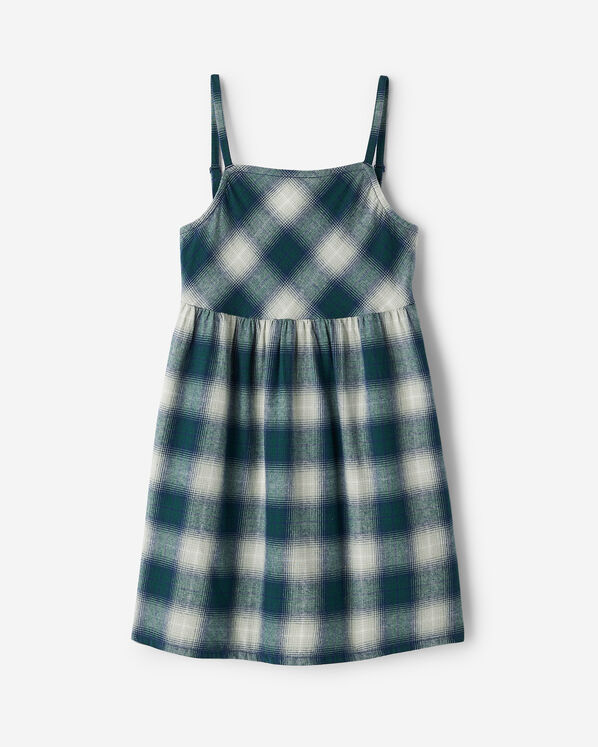 Girls Plaid Slip Dress