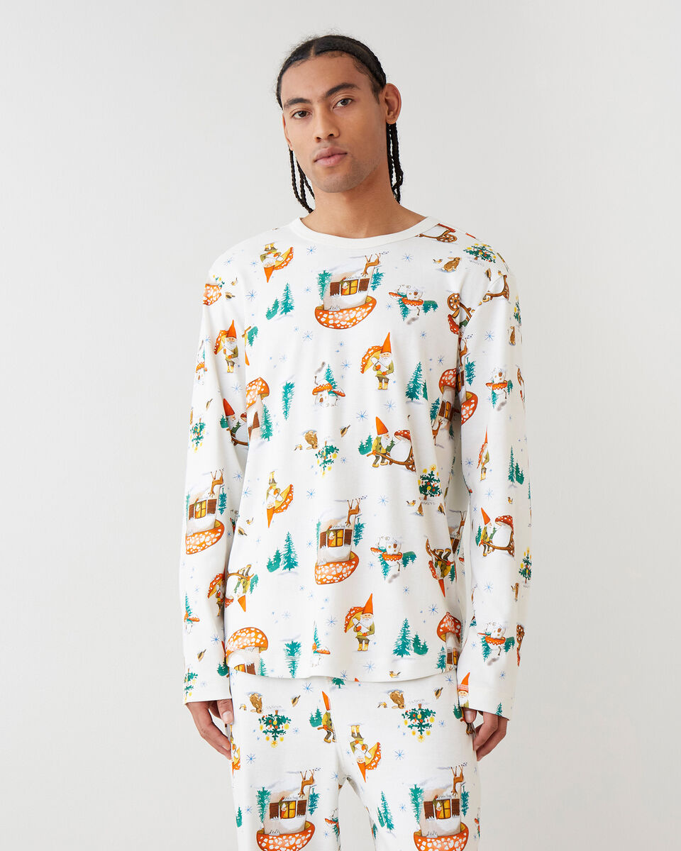 Mens Winter Wonderland Pajama Top