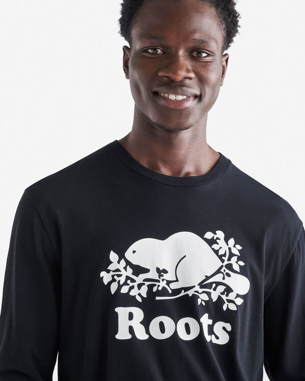 Mens Organic Cooper Beaver Long Sleeve T-Shirt