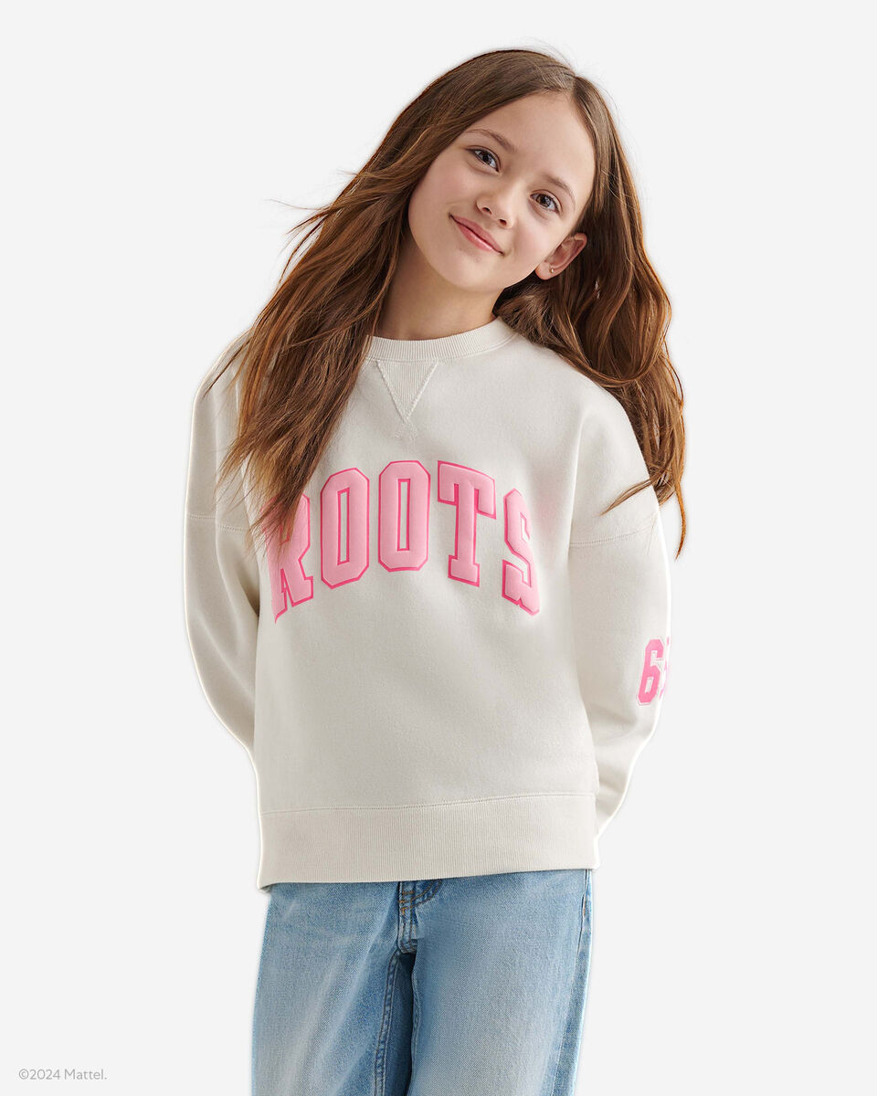 Kids Barbie™ X Roots 65 Relaxed Crew Sweatshirt