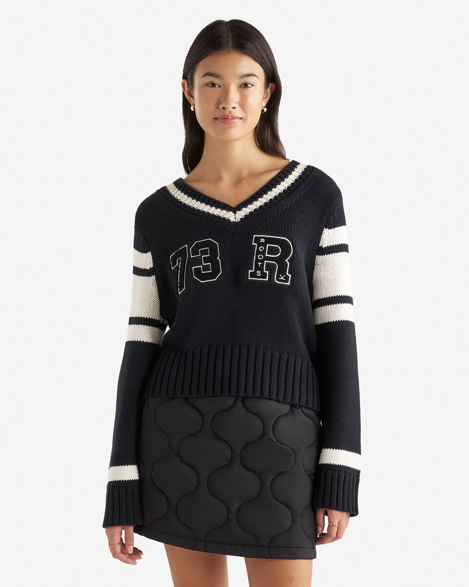Slapshot Cropped Sweater