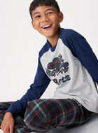 Kids Plaid Baseball T-Shirt