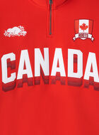 Chandail &agrave; glissi&egrave;re un quart Canada Roots