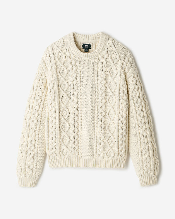 Cable Knit Crew Sweater