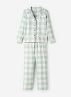 Womens Plaid Pajama Set