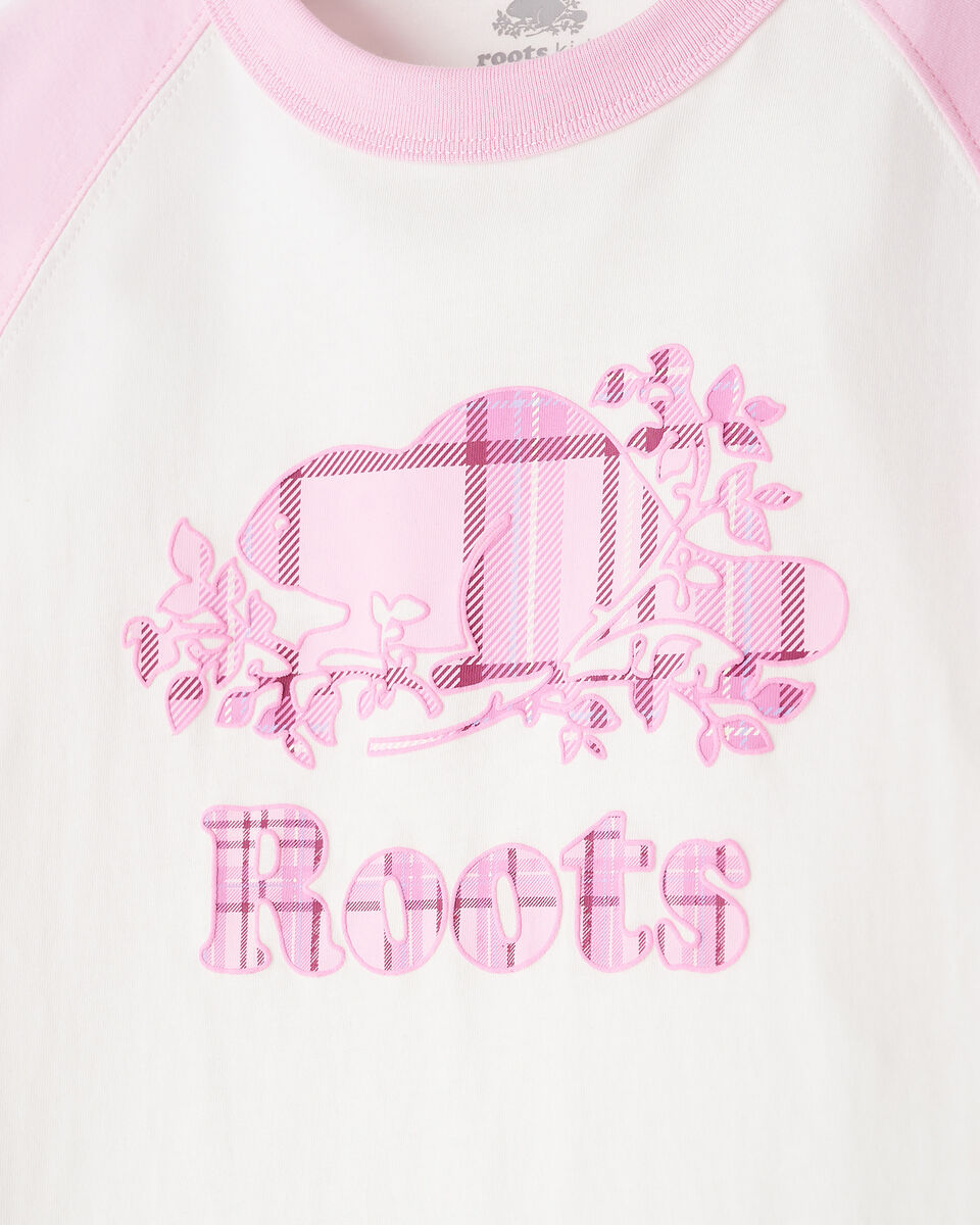 Kids Plaid Baseball T-Shirt