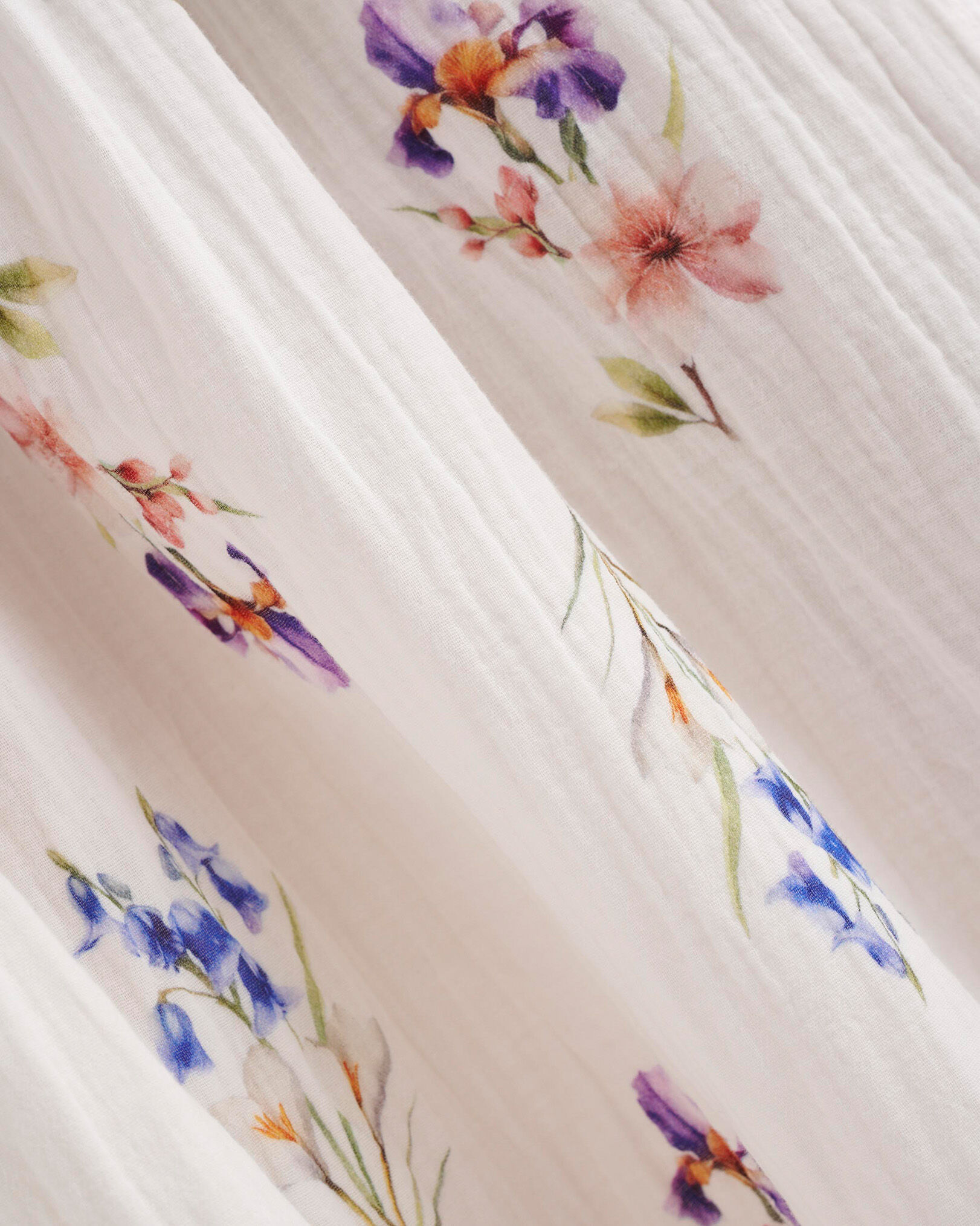 Isla Cotton Gauze Print Skirt