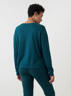 T-shirt à manches longues Cooper le castor en coton bio pour femme