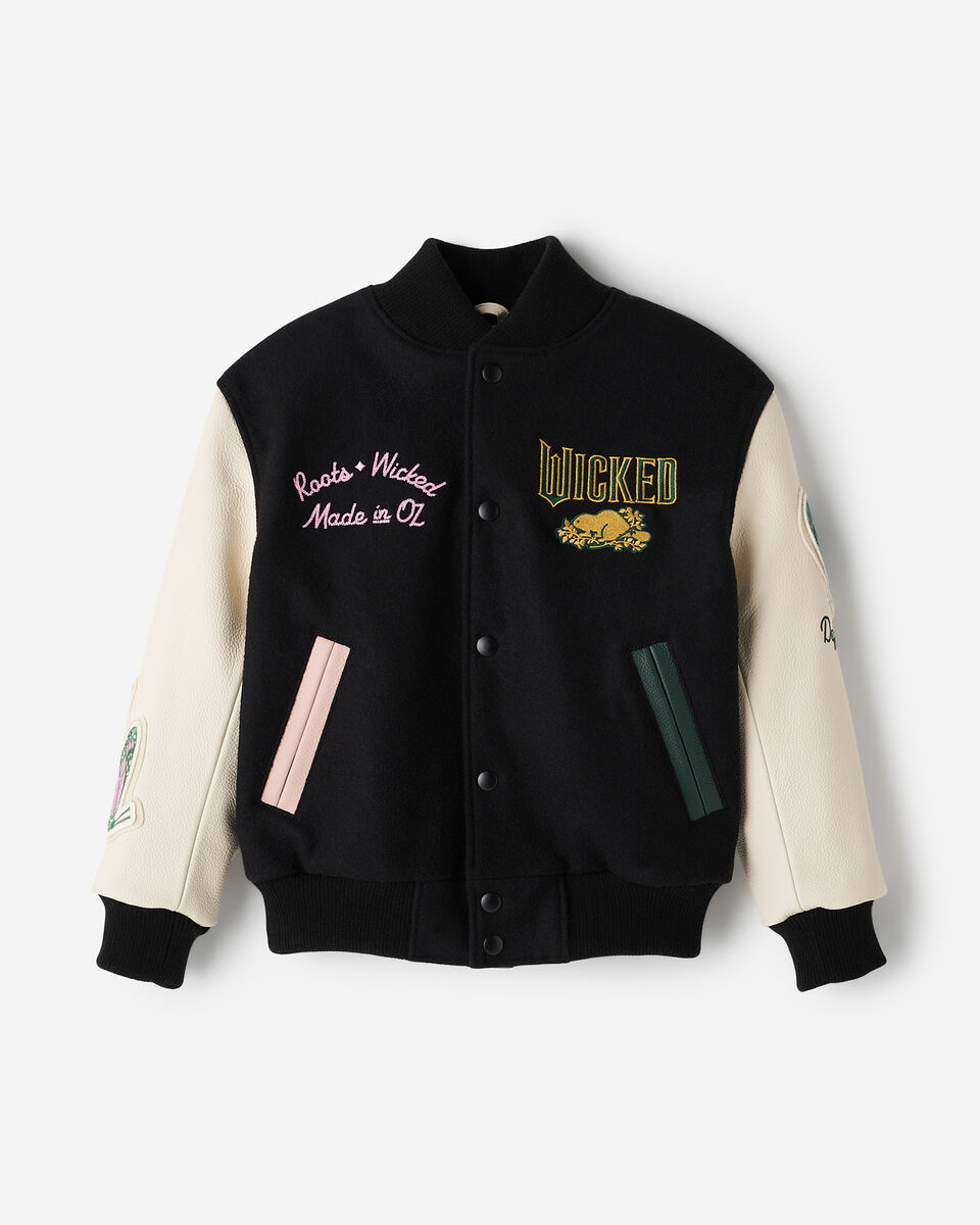 Kids Roots X Wicked Varsity Jacket