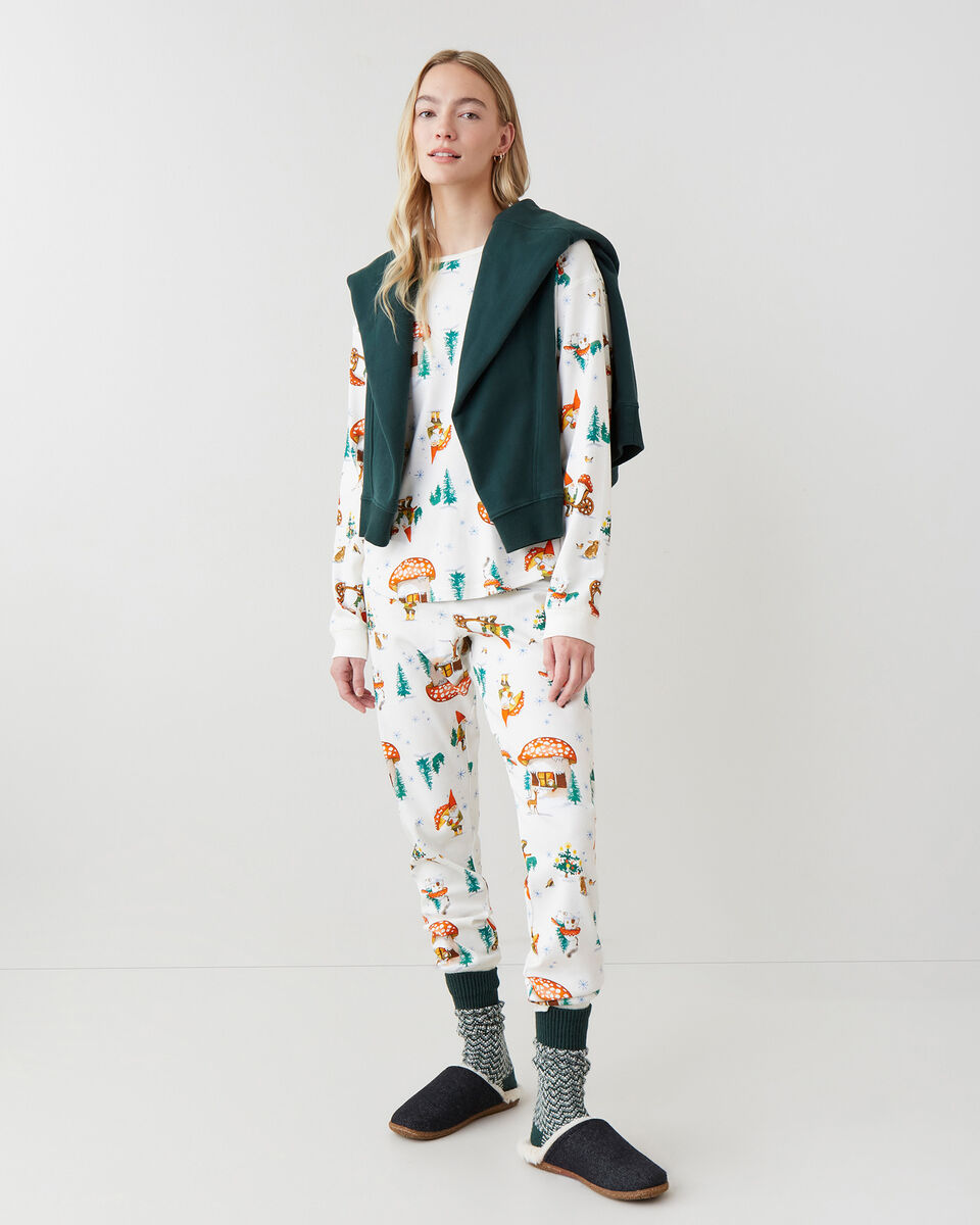 Womens Winter Wonderland Pajama Top