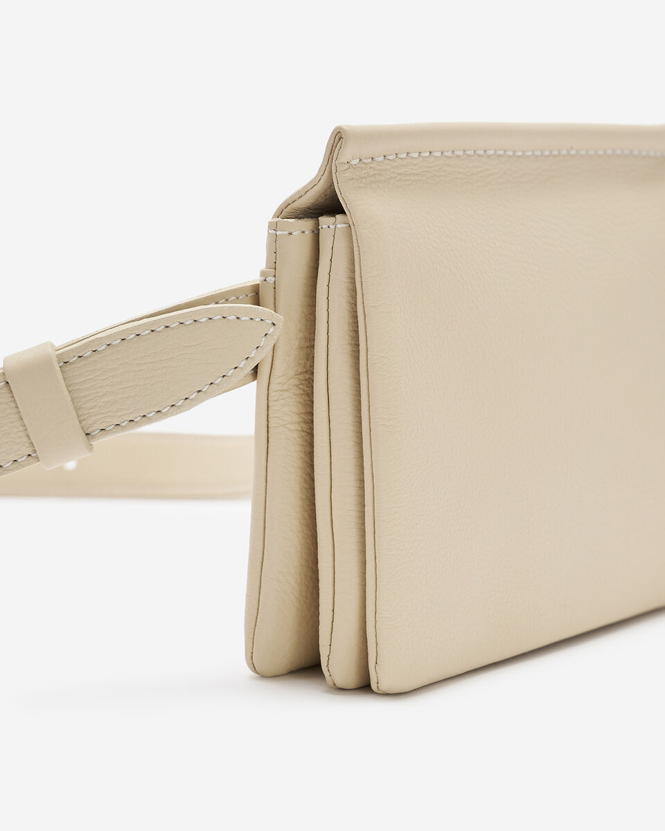 Sac-ceinture double en cuir Nuage