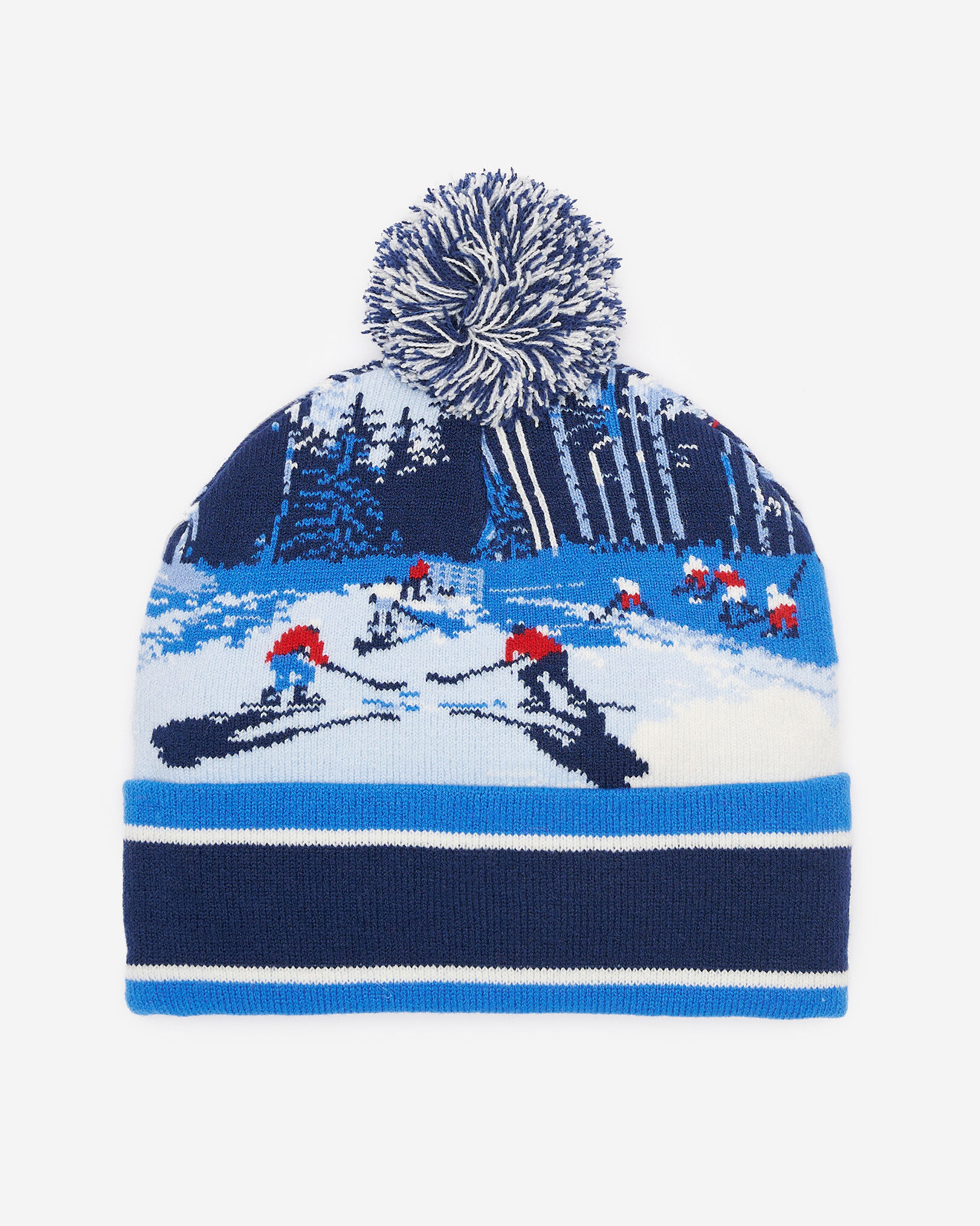 Tuque en tricot intarsia Hockey