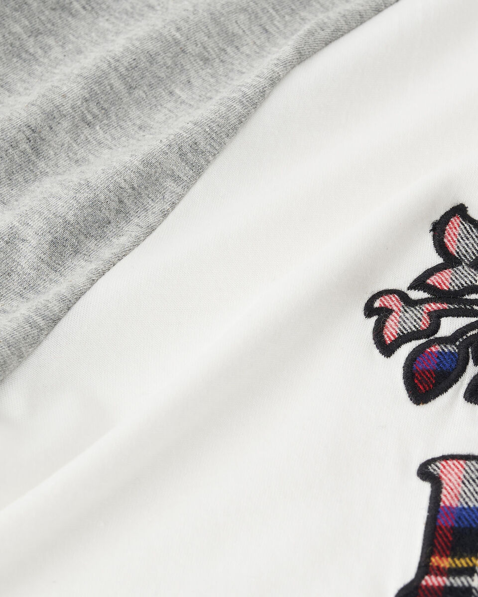 T-shirt manches longues à carreaux Inglenook pour femmes