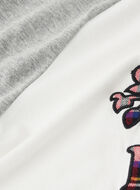 T-shirt manches longues à carreaux Inglenook pour femmes