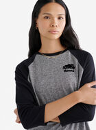 T-shirt style baseball Cooper en coton bio pour femme