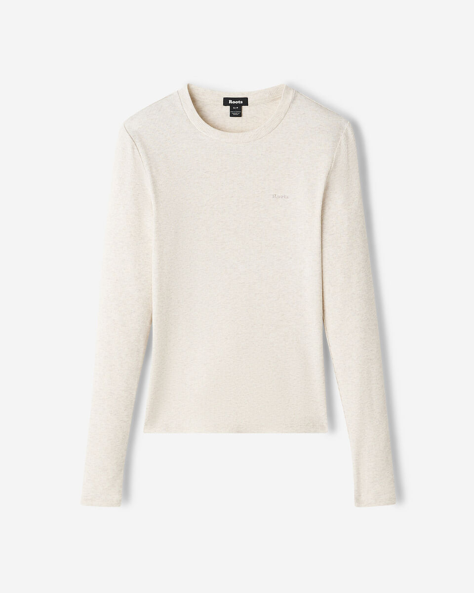 Roam Rib Fitted Long Sleeve Top