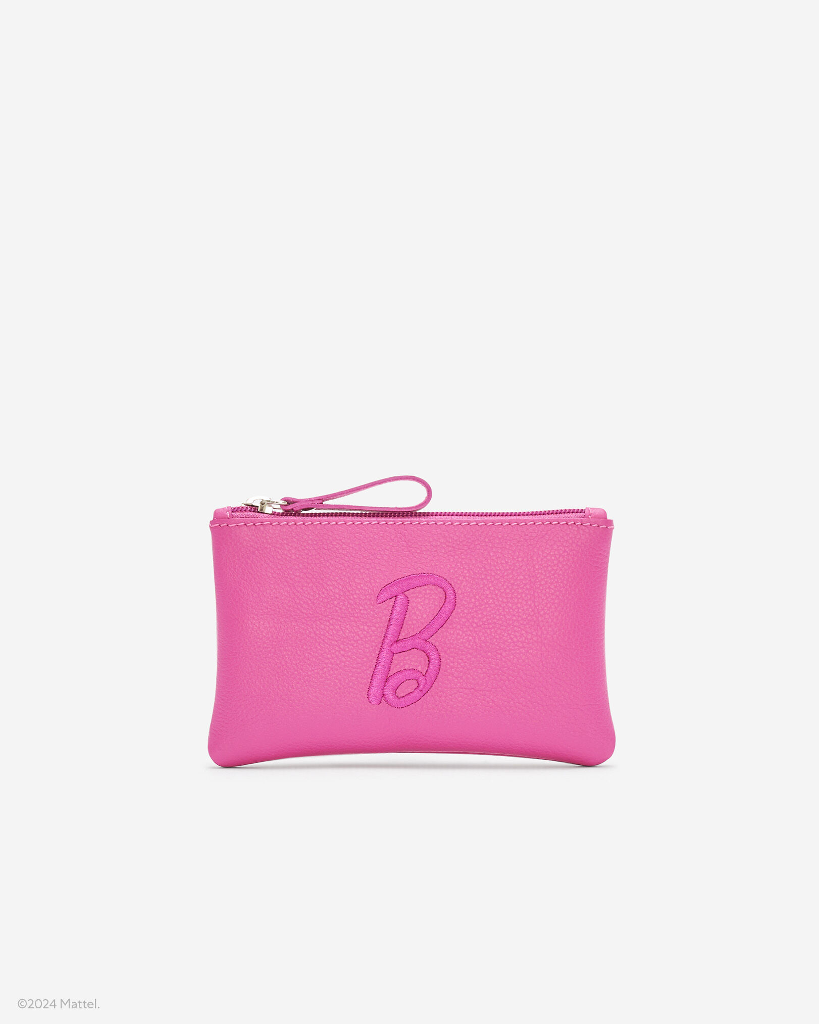 Barbie X Roots Medium Zip Pouch Leather Accessories Roots