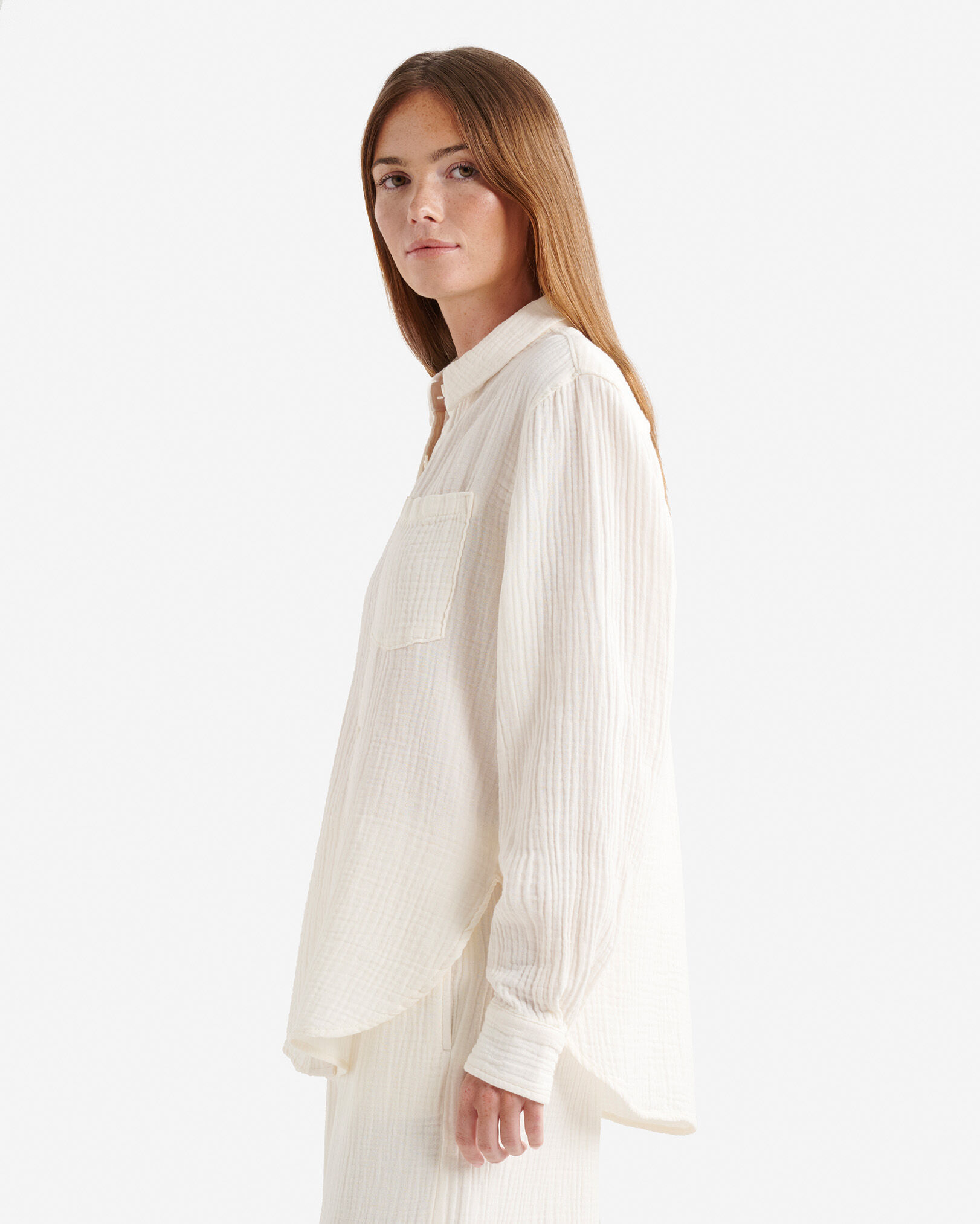 Chemise en gaze de coton Isla