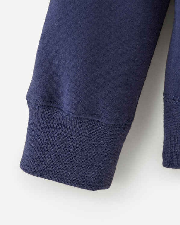 Chandail original &agrave; capuchon et glissi&egrave;re en coton bio pour enfants