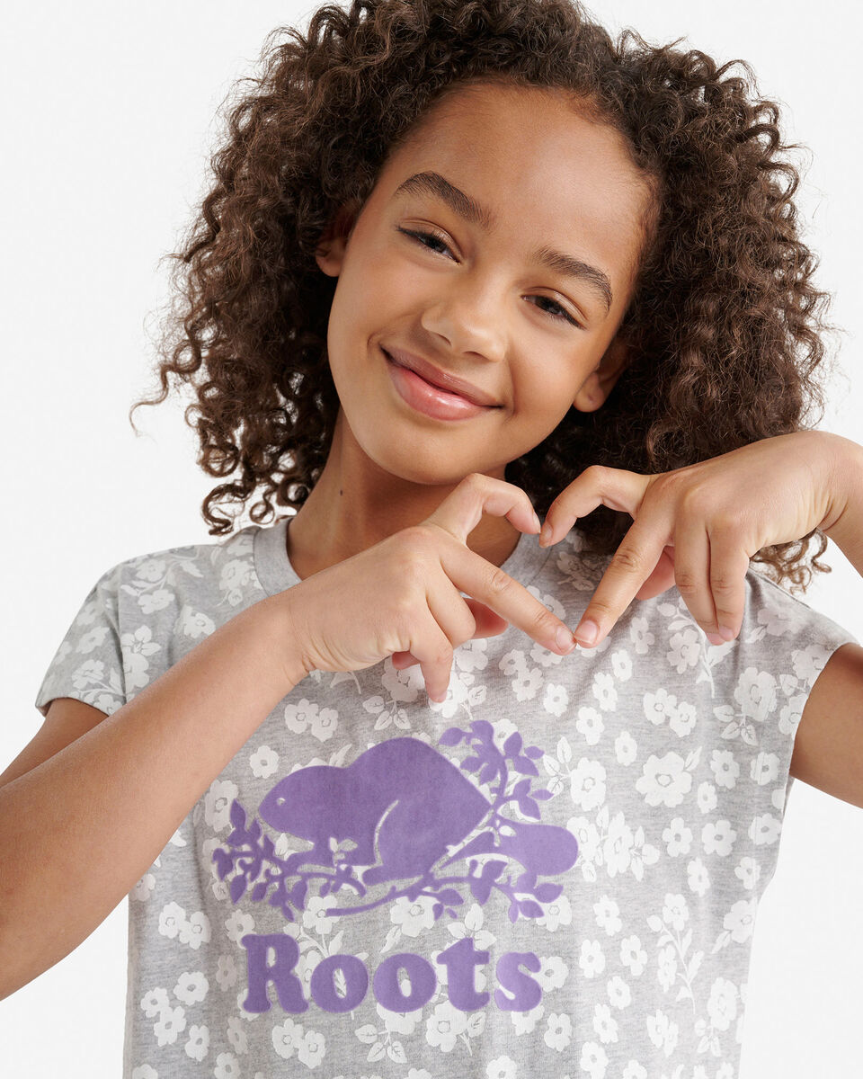 Robe &agrave; motif floral pour fille