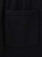 Pantalon ajusté à taille haute en molleton de coton bio Cooper