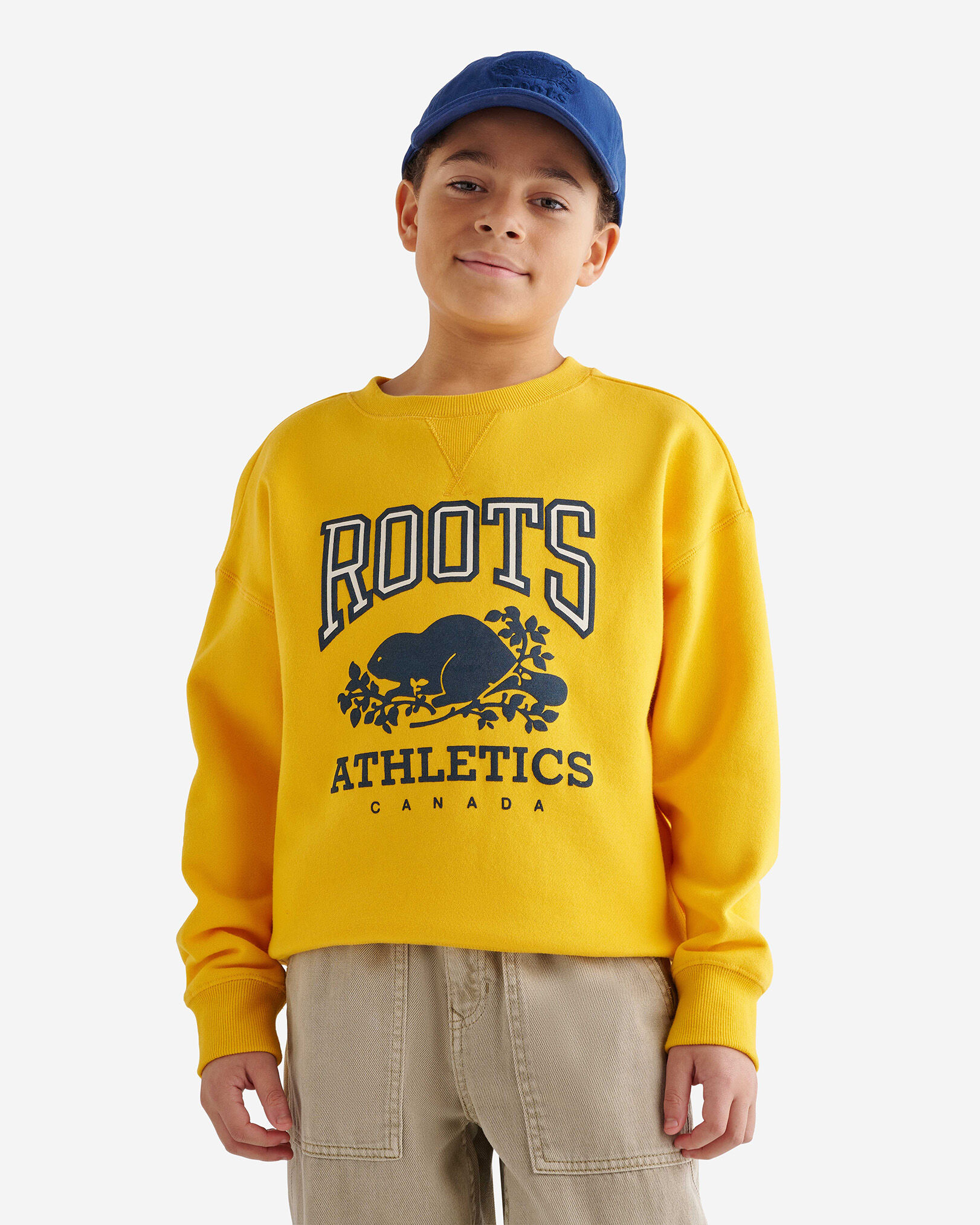 Kids top yellow sweatshirt