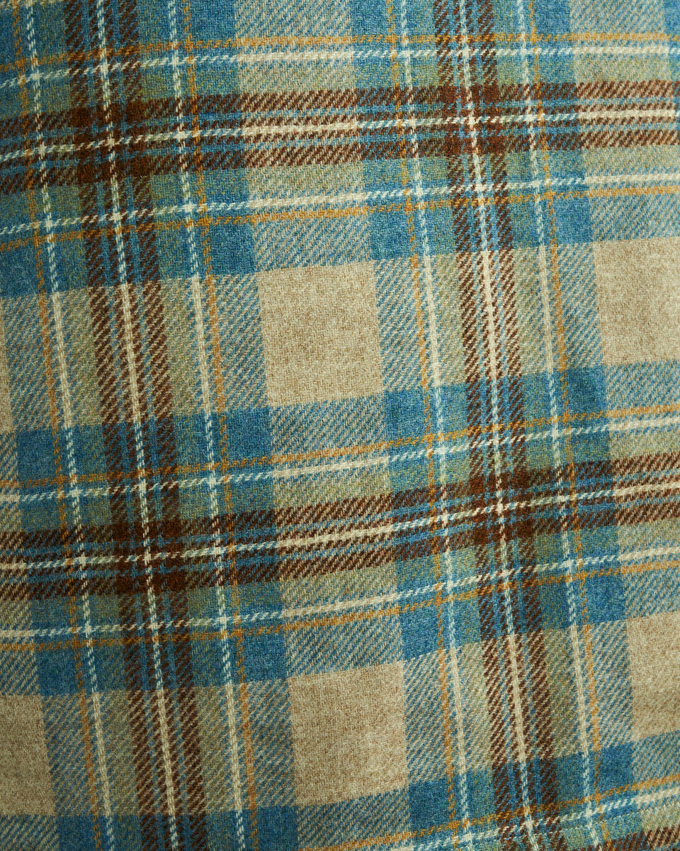 Moon Plaid A-Line Varsity Jacket