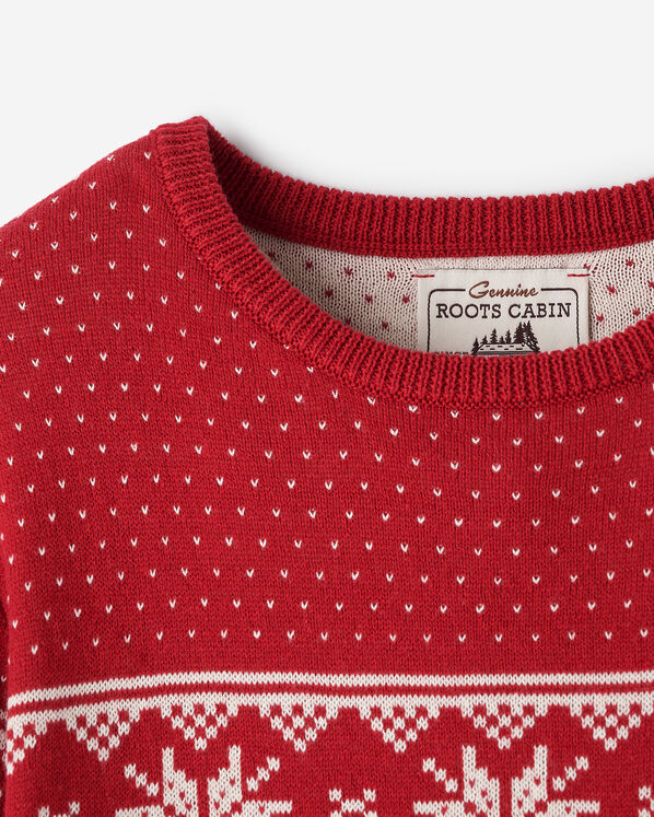 Girls Cabin Fair Isle Sweater Dress