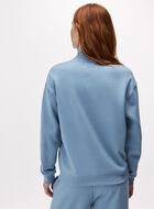 Organic Cooper Relaxed Quarter Zip Stein