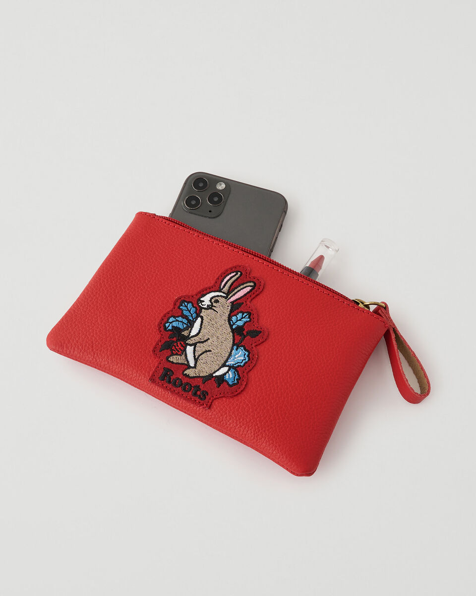 Rabbit Medium Zip Pouch