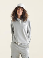 Organic Cooper Relaxed Polo Sweatshirt