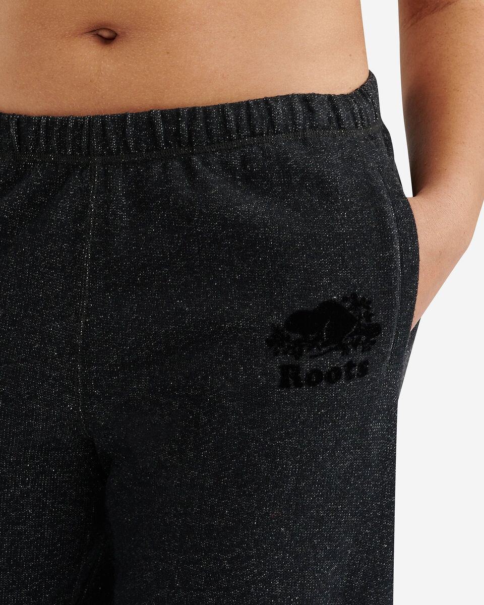 Roots Women's Original BF Boyfriend Sweatpant Salt & Pepper Gray