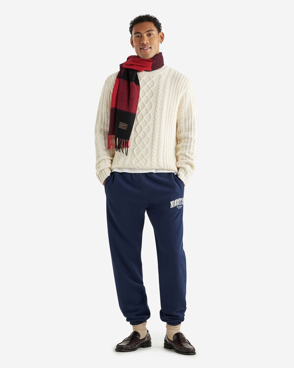 Plaid Applique Sweatpant Plaid Applique Sweatpant
