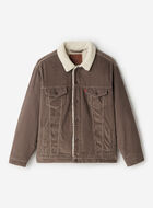 Blouson d&eacute;contract&eacute; en velours c&ocirc;tel&eacute; et en sherpa Levi'sᴹᴰ pour homme 