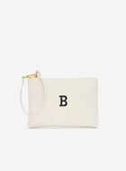 Monogram Wristlet Ivory