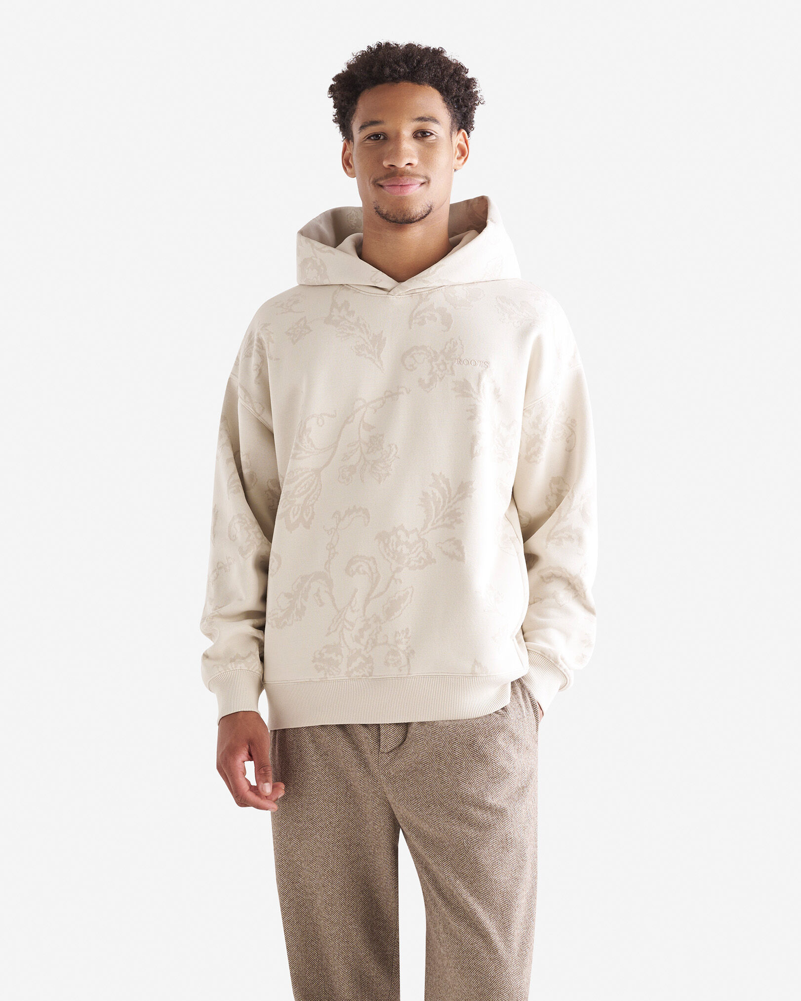 One Floral Hoodie Gender Free Unisex Sweatshirts and Hoodies Roots
