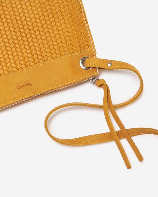 Sac Edie en cuir tress&eacute;