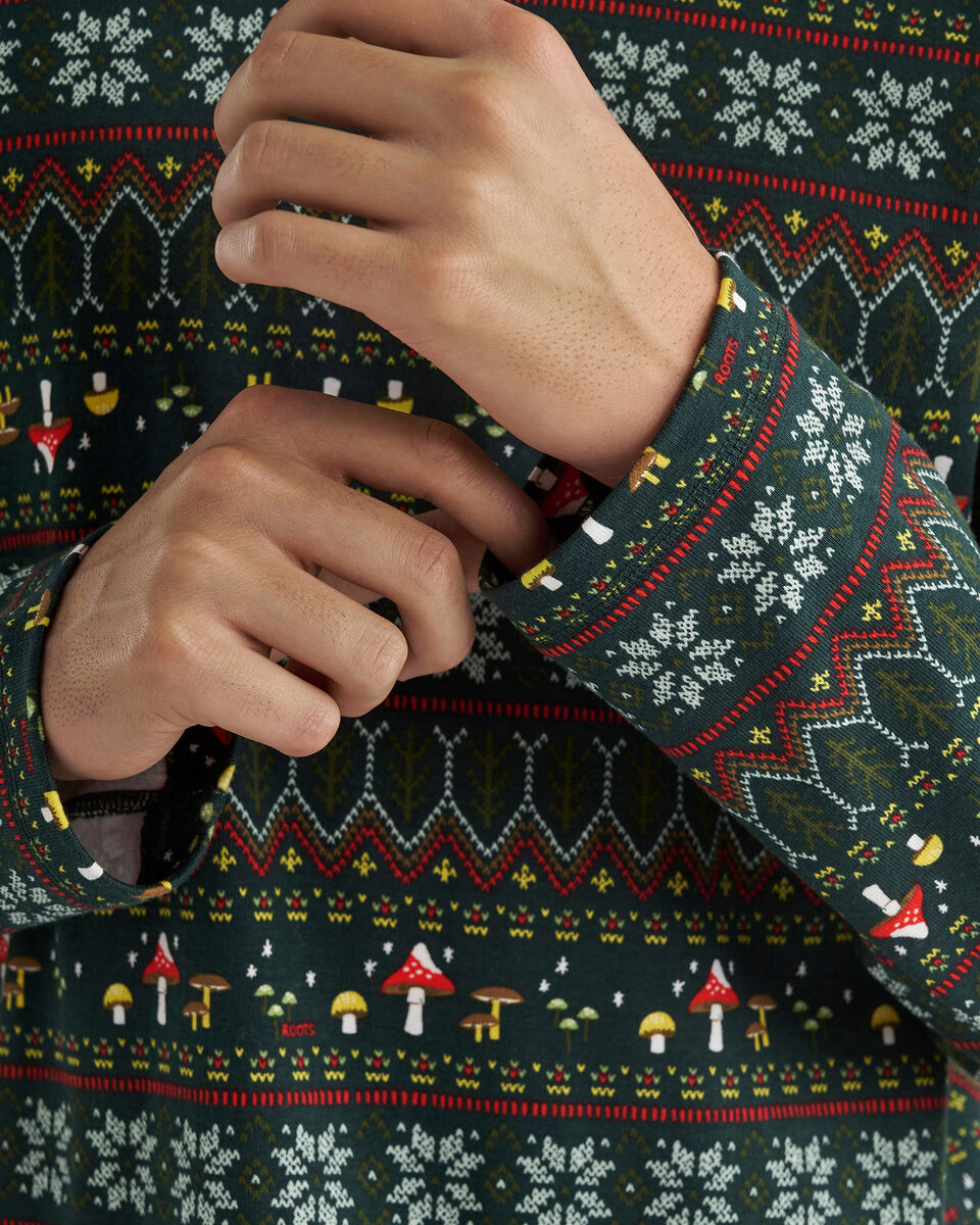 Mens Holiday Pajama Top