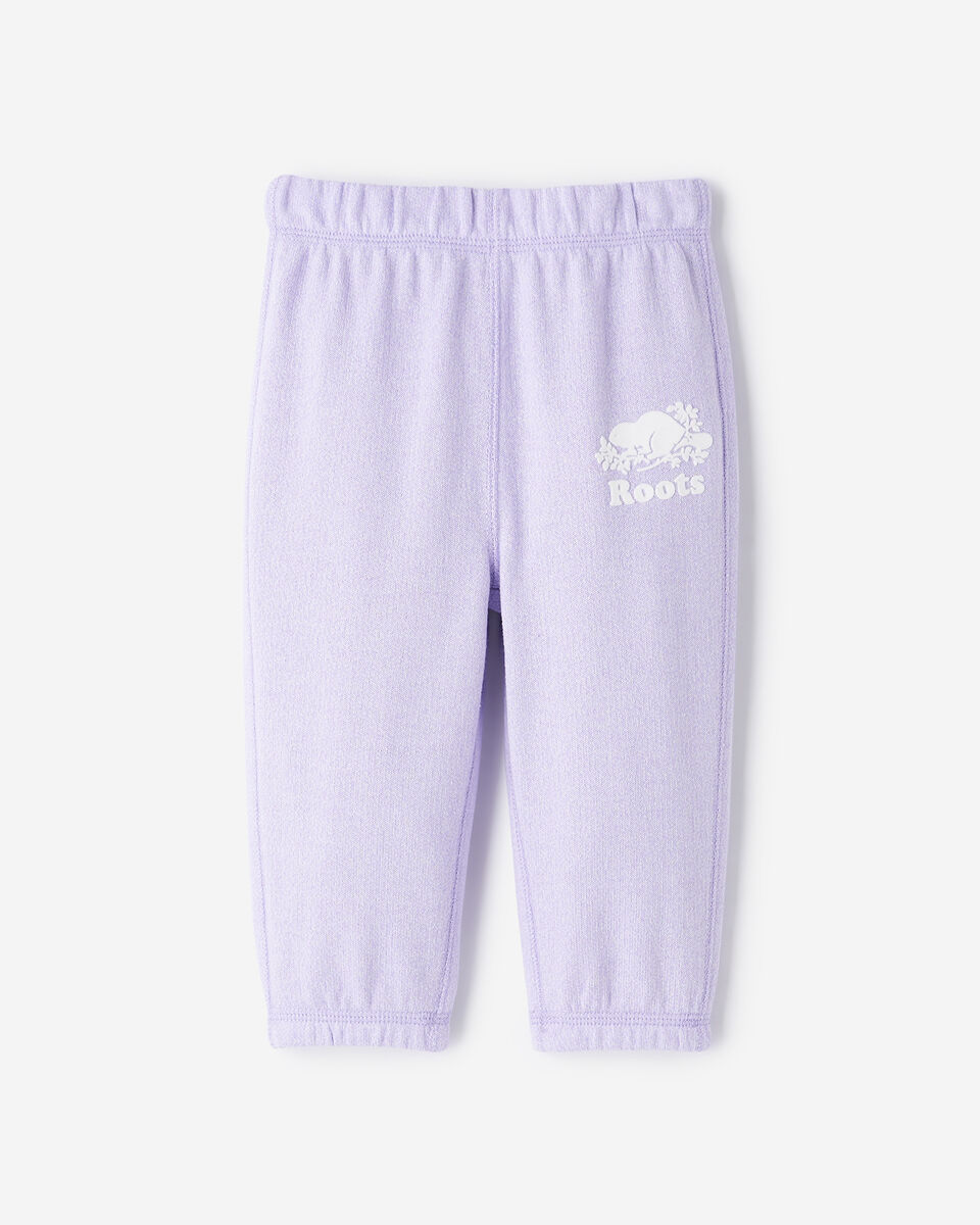 Pantalon original en jersey bouclette de coton bio pour b&eacute;b&eacute;s