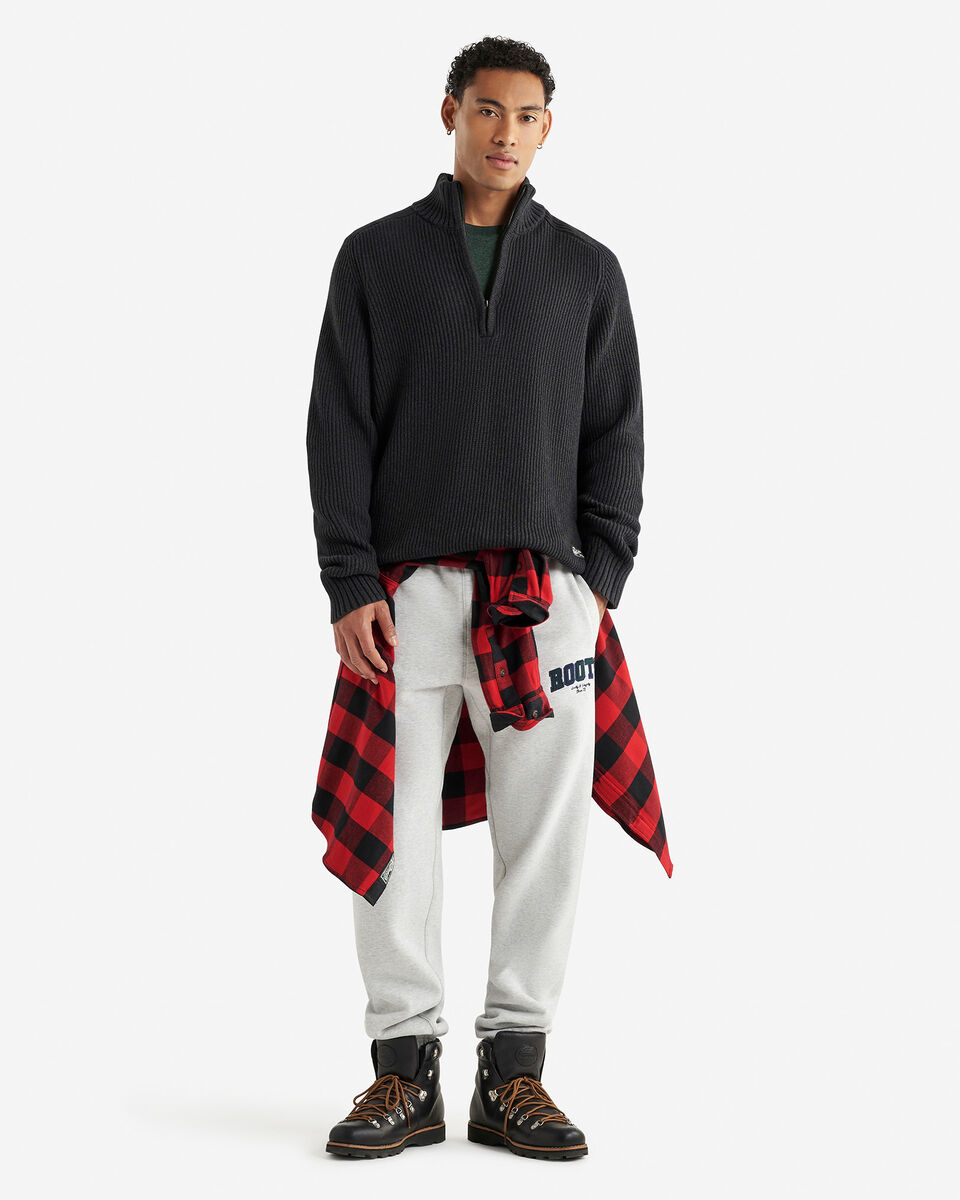 Plaid Applique Sweatpant