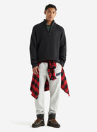 Plaid Applique Sweatpant