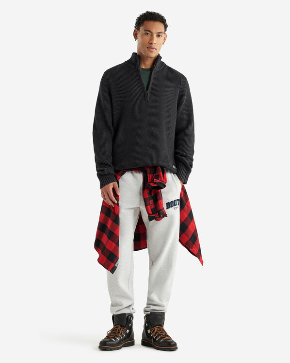 Plaid Applique Sweatpant Plaid Applique Sweatpant