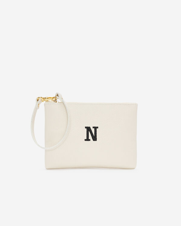 Monogram Wristlet Ivory